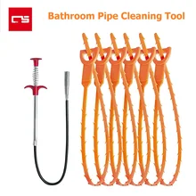 

Hair Drain Clog Remover Flexible Sink Claw Pick Up Kitchen Cleaning Tools Pipeline Dredge Sink Brush Cleaner Drain Snake Stick