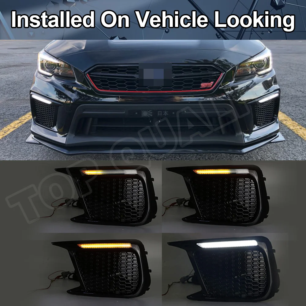 Cawanerl Luz LED Antiniebla Para Subaru WRX STI 2015 2020, Lámpara De