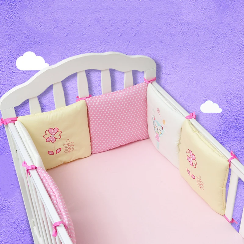 

6 Pieces / Each Crib Protection Mat Crib Fence Crib Fence Crib Fence Baby Bedding Set Slide Rail