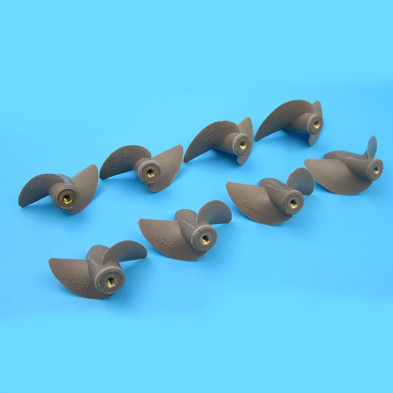 

Marine Propeller M3 Thread Semi Submerged Paddle Dia 35/39/42/45mm 2 Blade Prop with Copper Core for Electric Boat/O-boat Model