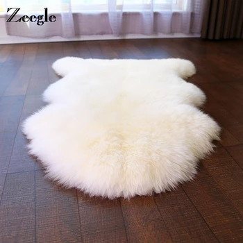 

Zeegle Imitation Pelt Carpets For Living Room Solid Shaggy Children Bedroom Rugs And Carpets Coffee Table Area Rug Kids Play Mat