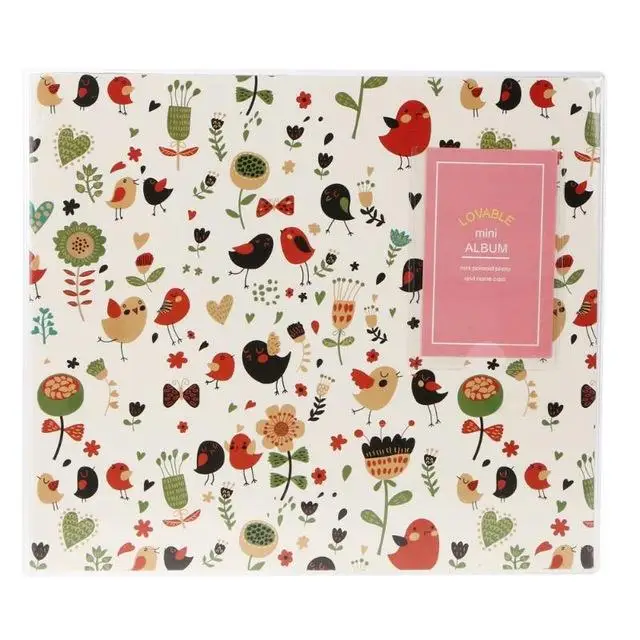 4 84 Pocket Colorful Small Picture Box Holder For Instant Photo Album - Цвет: 4