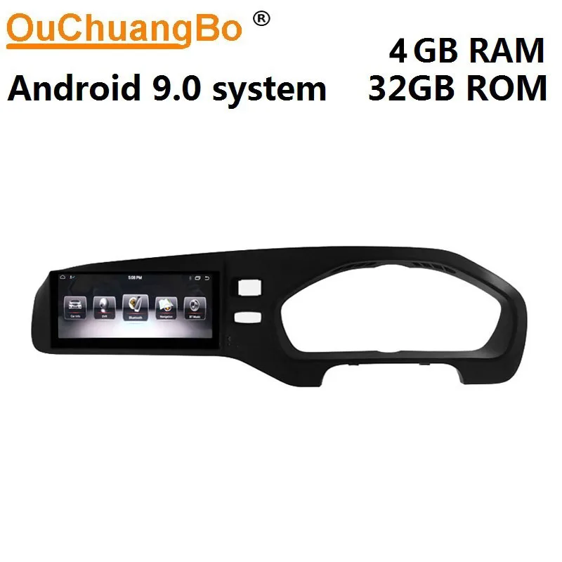 Ouchuangbo PX6 android 9 0 автомобильное радио gps Мультимедиа плей для RHD volvo V40 2011 2018 в тире