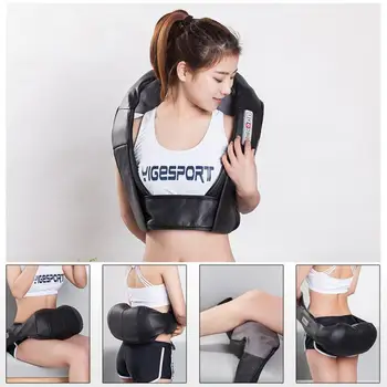 

6 Key Electrical Back Shoulder Body Neck Massager Infrared Heated Kneading Car Home Massagerr Multifunctional Shawl Relaxation