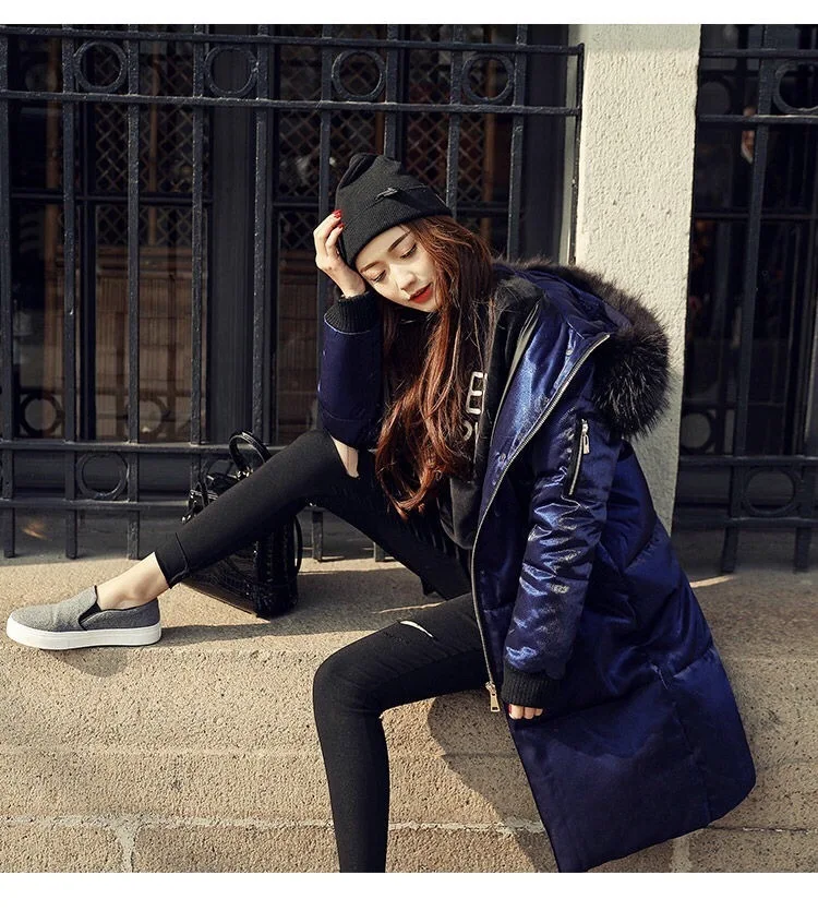 Dames Jassen, зимний пуховик для женщин, Украина, искусственный мех, шапка Veste Femme, Harajuku, длинное пальто, Корейская уличная мода, парка