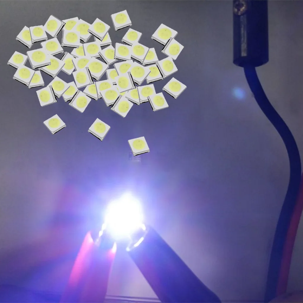 Светодиодный диодный светильник высокой мощности 1 Вт 3 в COB SMD лампа чип DIY