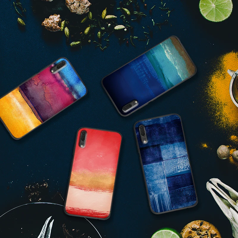 Цветной Художественный чехол s для huawei P10 P20 2019 P8 P9 Mini P30 LITE P Smart Z 2018 P20Pro телефона