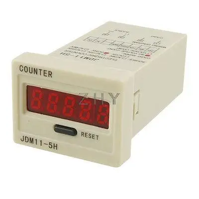 

JDM11-5H 5 Digits Display Electronic Digital Counter DC 24V