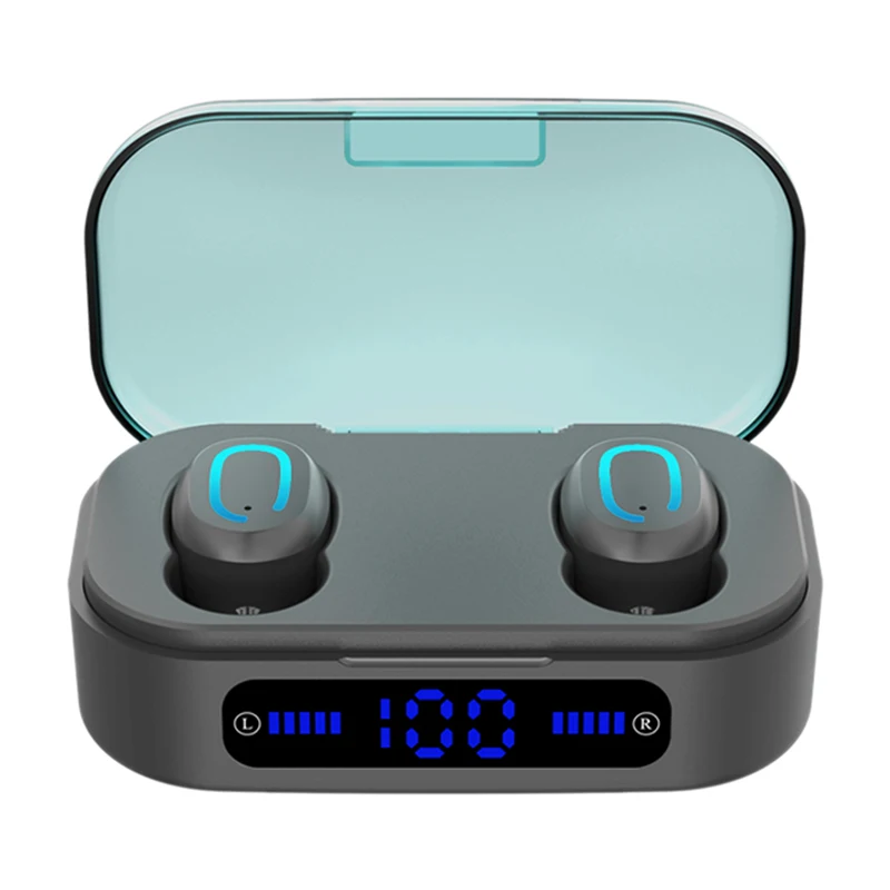 T20 Bluetooth Wireless Headphones TWS Earphones Sports Waterproof Headsets Earburds with LED Display Power Bank | Электроника