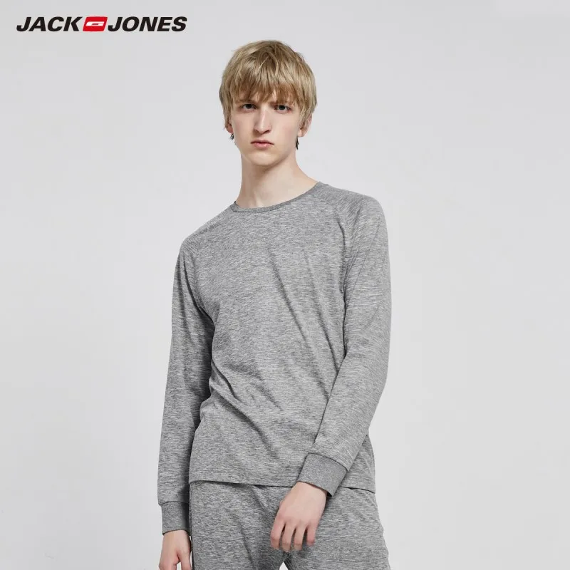 Jack Jones Мужская зимняя хлопковая Домашняя одежда Теплый Комплект пижамный комплект 2193HG501