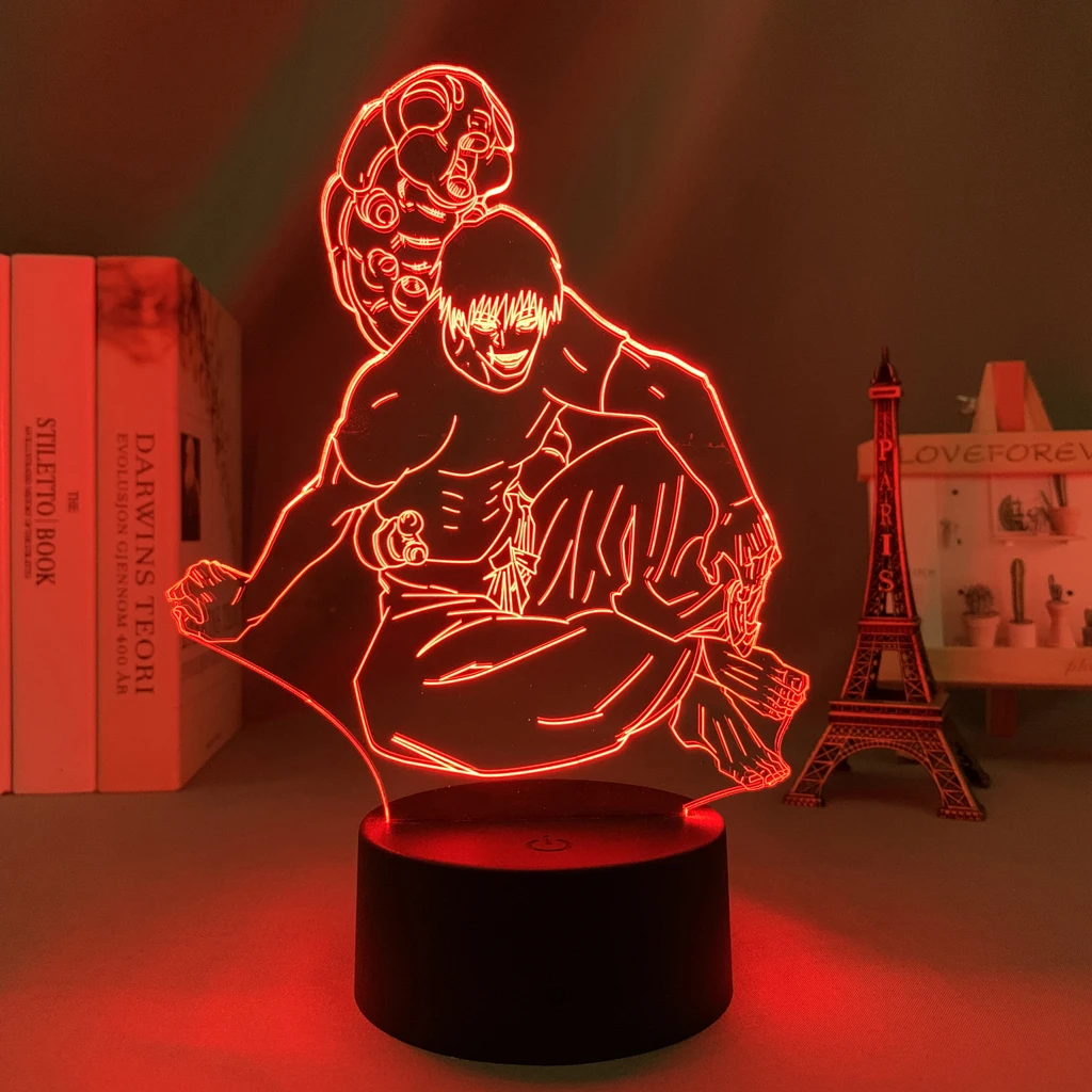 night lights for adults Manga Led Light Jujutsu Kaisen Toji Fushiguro for Bedroom Decor Night Light Jujutsu Kaisen Gift Acrylic Anime 3d Lamp Room Decor decorative night lights