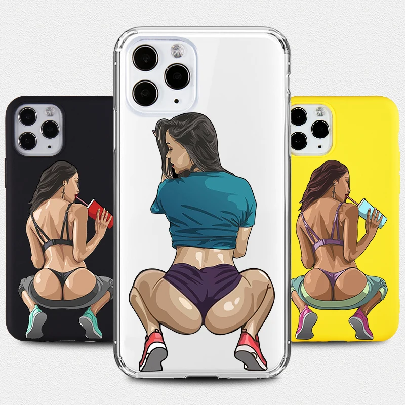 Сексуальный красивый чехол для телефона IPhone 1211 Pro 8 7 6s Plus SE X XR XS MAX чехлы из мягкого