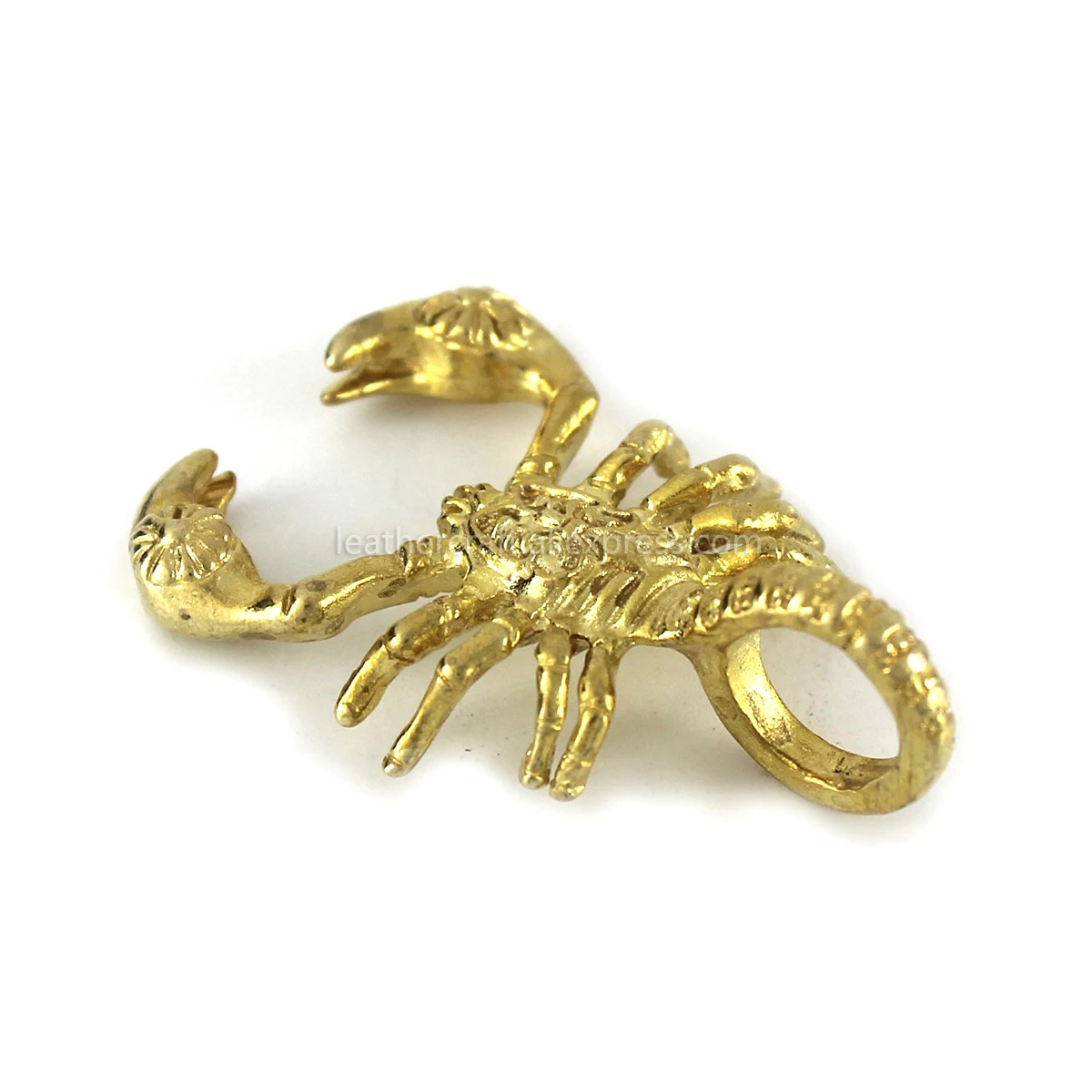 1 шт. латунные подвески Скорпион насекомое ожерелье ювелирные изделия Кожа ремесло сумка кошелек кожаный ремень украшения части