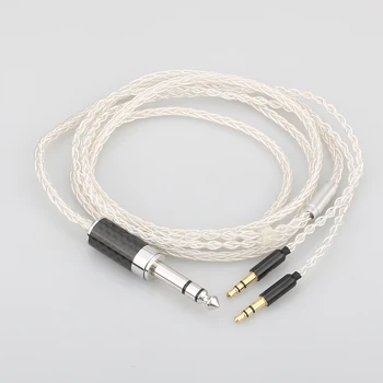 

Audiocrast carbon fiber 6.35mm Headphone Upgraded cable for T1 T5P T1MK2 D7100 Z7 D7200 EDX V2