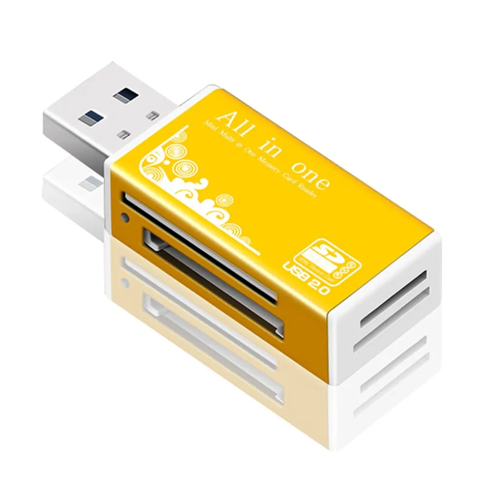4 в 1 Micro USB 2 0 считыватель карт памяти usb адаптер для SD карты TF M2 MMC MS PRO DUO кардридер |