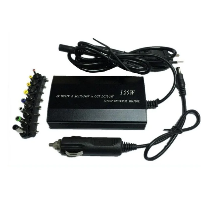 

US UK AU EU plug 120W 12-24V Vehicle Adapter Mounted Universal Notebook Power Multi function Laptop Power Charger