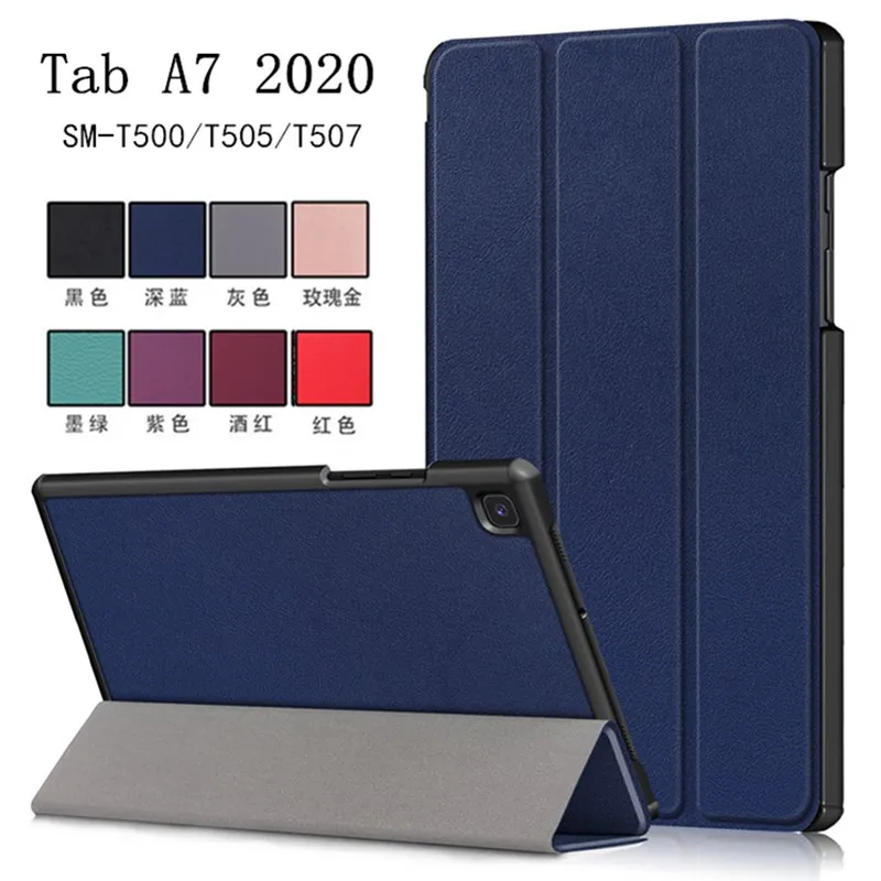 Per Custodia Samsung Galaxy Tab A7 2020 T500, Custodia Per Tablet Con Supporto Magnetico Pieghevole Per Samsung Galaxy Tab A7 10.4 "Sm-T500 T505 T507