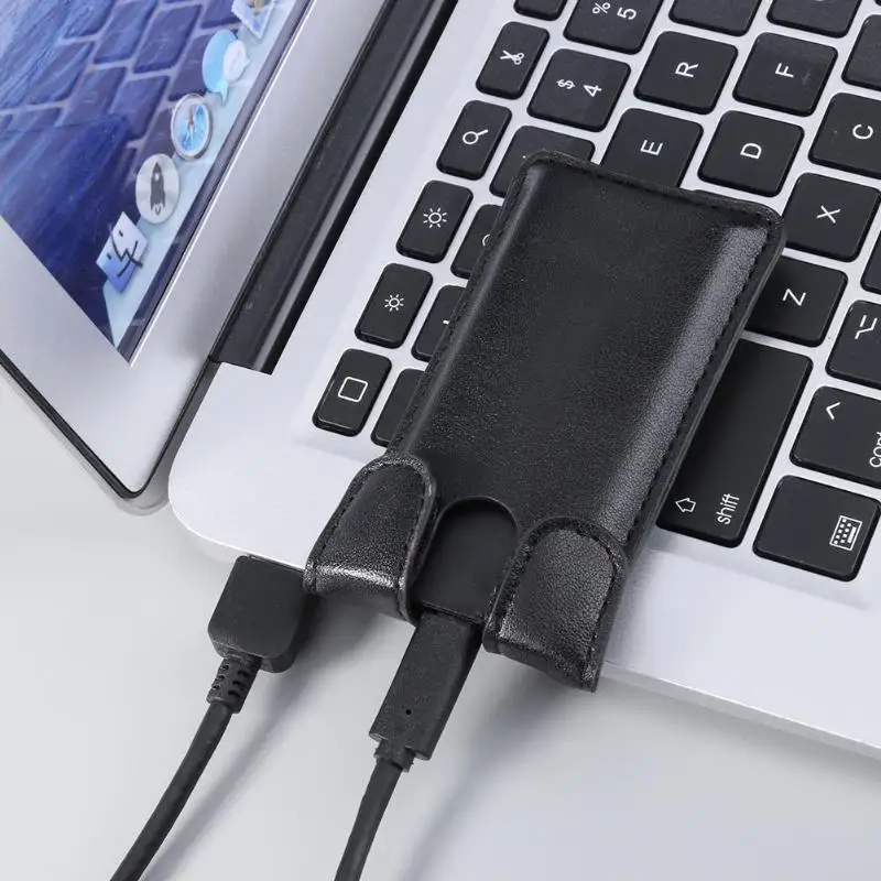 

mSATA SSD to Type-C Adapter Enclosure Case with Leather Cover mSATA to USB3.1 10GbPs High Speed Transmit Hard Disk Box for PC