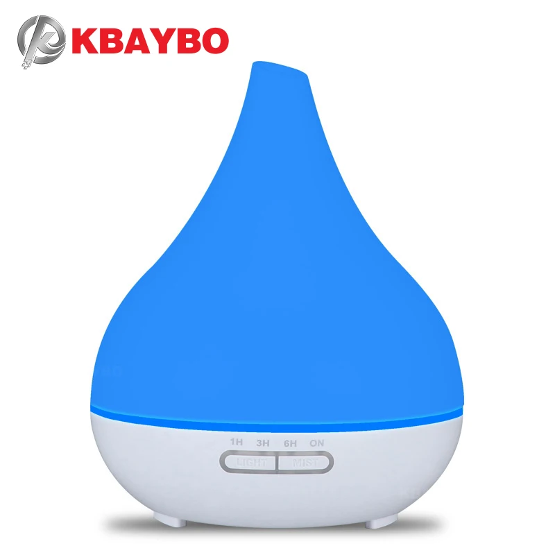 

KBAYBO 400ml Aroma Diffuser Ultrasonic Electrical Essential oils Humidifier with 7 Color Changed LED Night Lights for Office