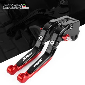 

For Aprilia SRMAX 300 SRMAX 300 2018-2019 Motorcycle CNC Adjustable Folding Extendable Brake Clutch Levers With SR MAX LOGO