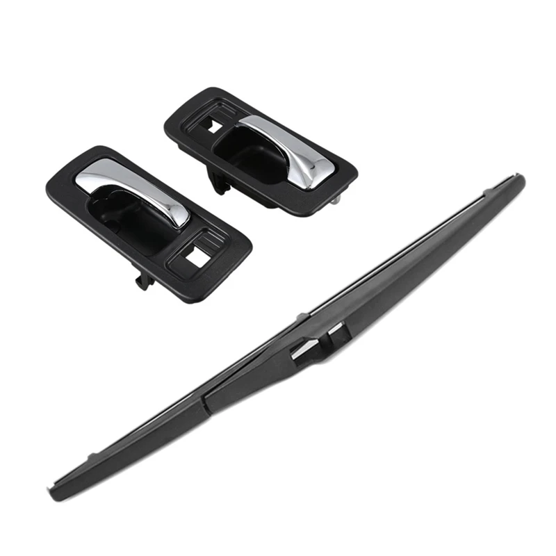 3 Pcs Car Accessories: 2 Front Door Handle With Chrome Lever & 1 Rear Window Windshield Wiper Blade | Автомобили и мотоциклы