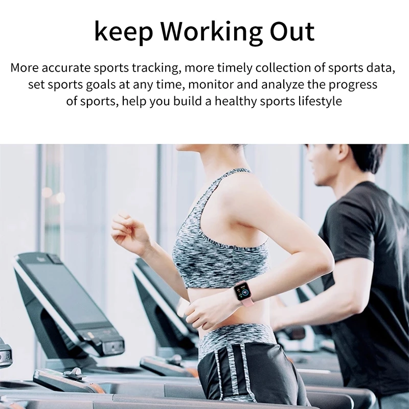 10Pcs D20 Smart Watch for Men Women Smartwatch Y68 Fitness Tracker Sports Heart Rate Monitor Wristwatch for IOS Android 6