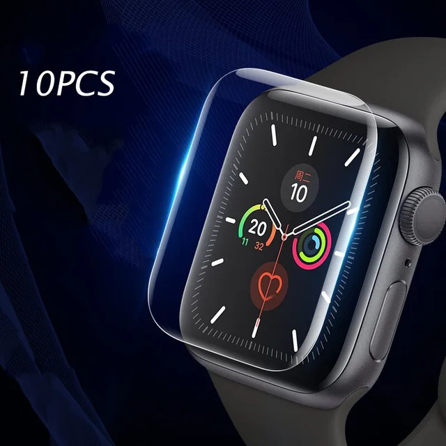 Screen Protector For Apple Watch Series 7 45 Mm 41 Mm Iwatch 11d Full  Coverage Film Accessories 45mm 41mm Apple Watch Glass - Watch Screen  Protectors - AliExpress