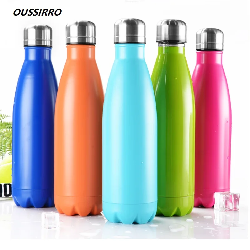 

500ML Double-wall Insulated Vacuum Flask Stainless Steel Heat Thermos For Sport Water Bottles Portable Thermoses