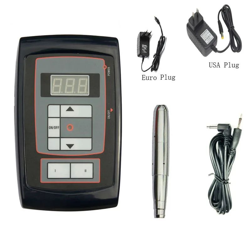 

Tattoo Machine Power Supply PU2 Double Output Touch Screen Digital Display Tattoo Machine Battery Pack - Tattoo Machine