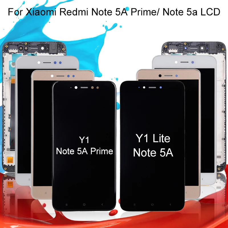 Catteny для Xiaomi Redmi Примечание 5A Prime Lcd Y1 дисплей кодирующий преобразователь