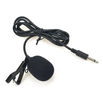 

3.5mm Mini Headset Microphone Lapel Lavalier Clip Microphone for Lecture Teaching Conference Guide Studio Mic