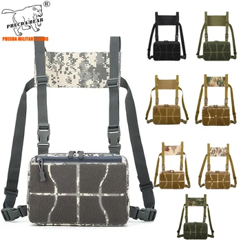 

camouflage EDC tactical shoulder bag fashing tactical swagger bag army fan outdoor tactical chest bag military chest rig bag