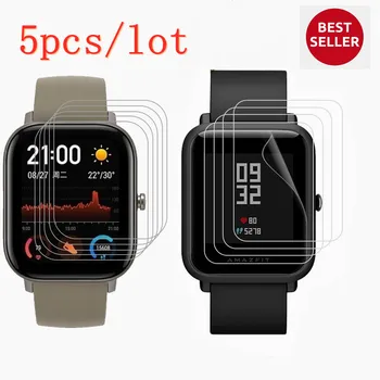 

5Pcs Smart Watch Film High Definition Full Coverage Soft TPU Screen Protector For Xiaomi Huami Amazfit Bip BIT PACE Lite S GTS