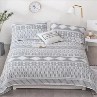 Luxury Multi-Purpose Soft 6 Layer Gauze Cotton Bedspread Sofa Bed Jacquard King Queen Single Double Bedroom Bedspread Coverlet 2