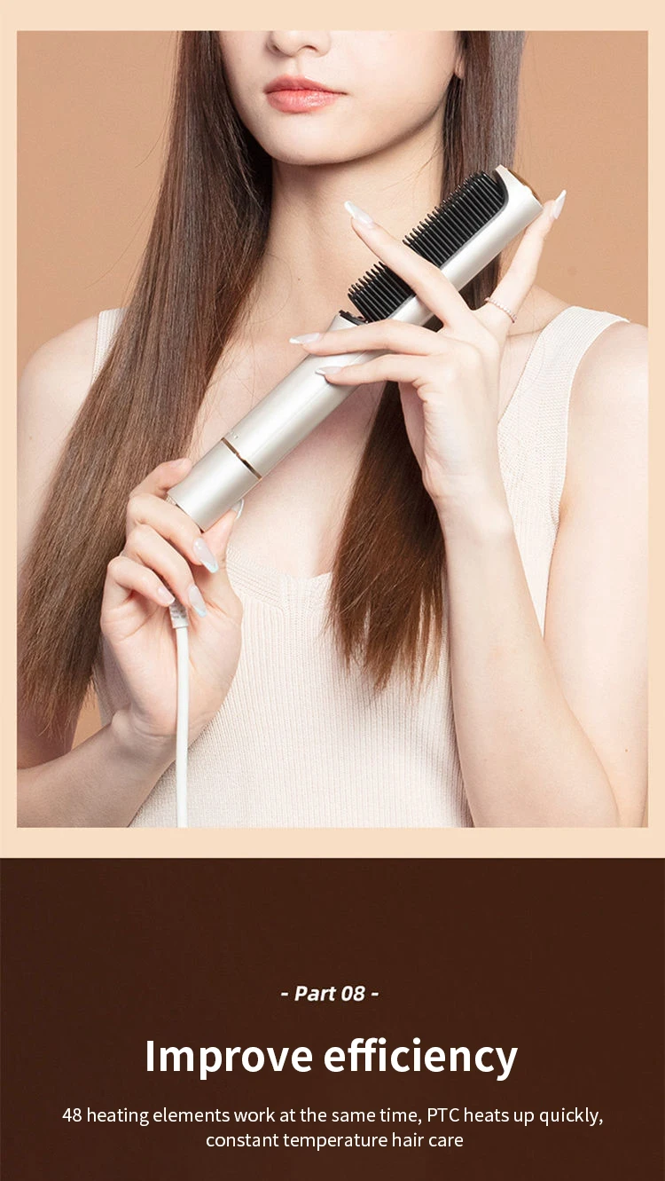 Gadgetoo Youpin Riwa Negative Ion Hair Straightening Comb Electric Hot Comb Brush Gadgetoo Youpin Riwa Negative Ion Hair Straightening Comb Electric Hot Comb Brush