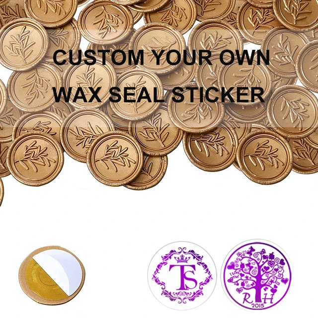 Custom Monogram Wax Stickers, Custom Wax Seal Stickers, Wedding Wax Seals,  Self Adhesive Wax Seals, Save the Date Seal Stickers - AliExpress