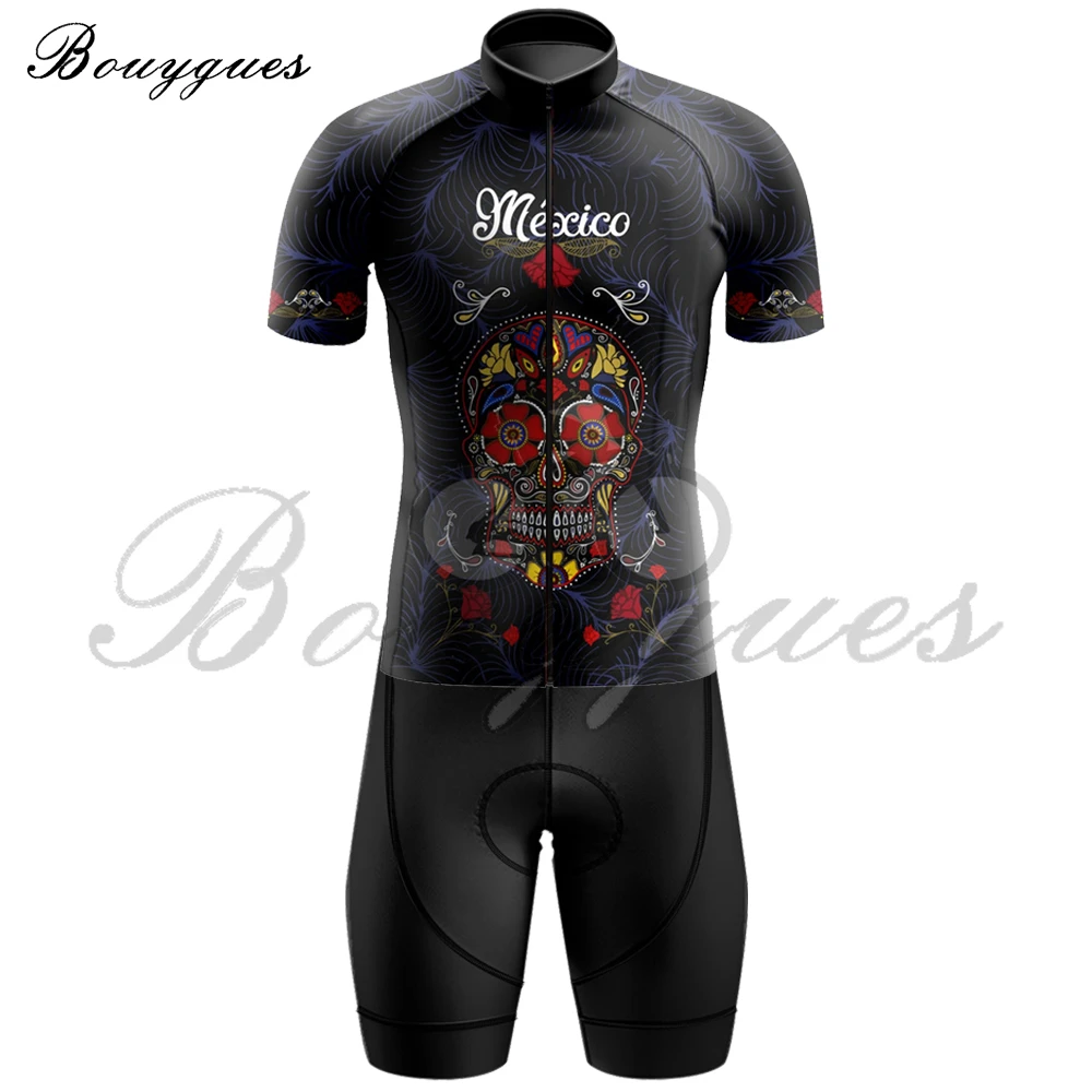Mexico Skull 2022 Men Cycling Jersey Set Summer Mtb Race Bicycle Clothing  Short Sleeve Ropa Ciclismo Outdoor Riding Bike Uniform - Cycling Sets -  AliExpress