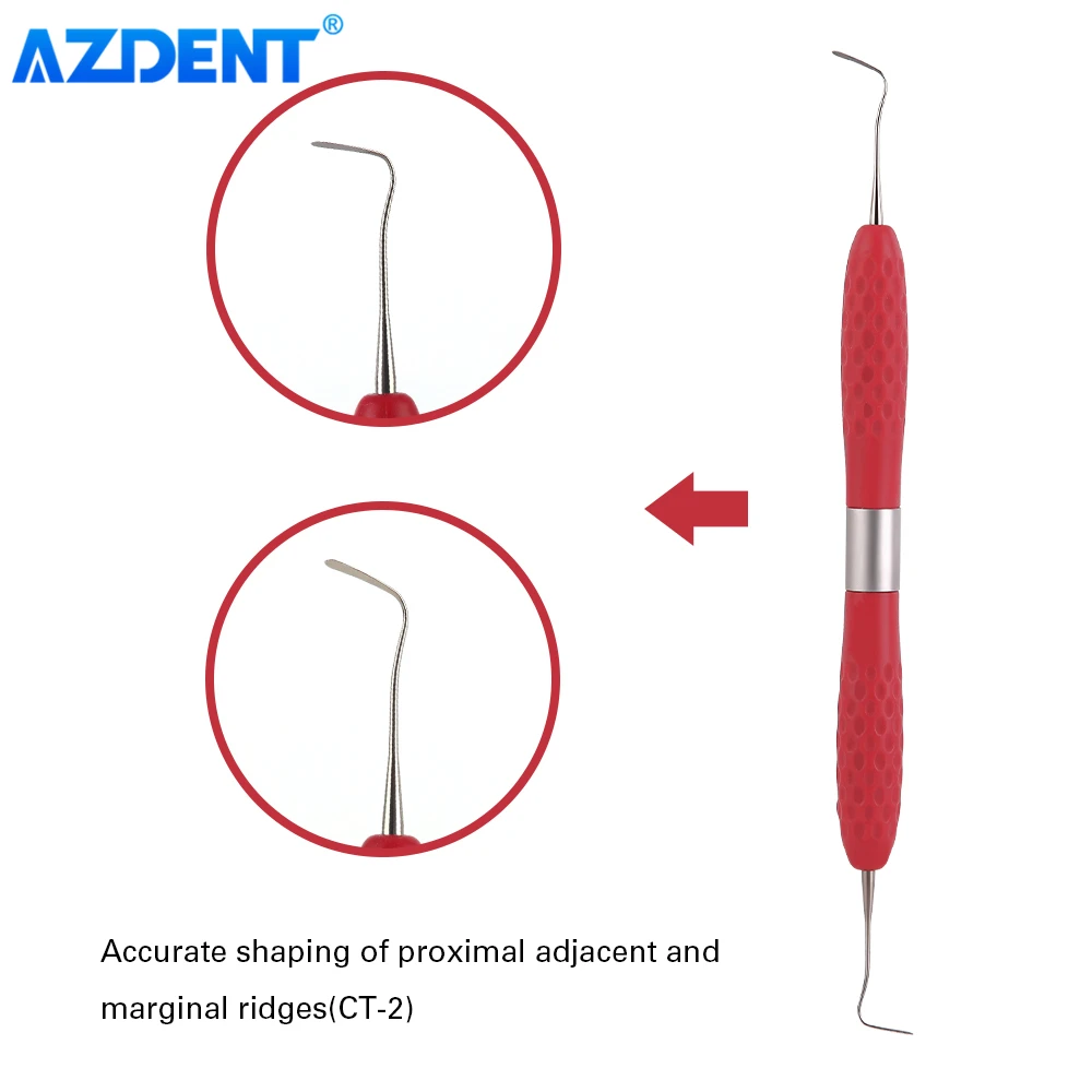 Restoration-Kit Dresser Resin-Filler Aesthetic Silicone-Handle Dental Plastic Knife 