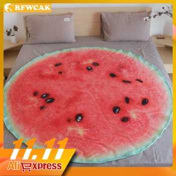 

Hami Melon Watermelon Super Soft And Comfortable Plush Cloth Poached Egg Office Sofa Travel Leisure Lazy Blanket