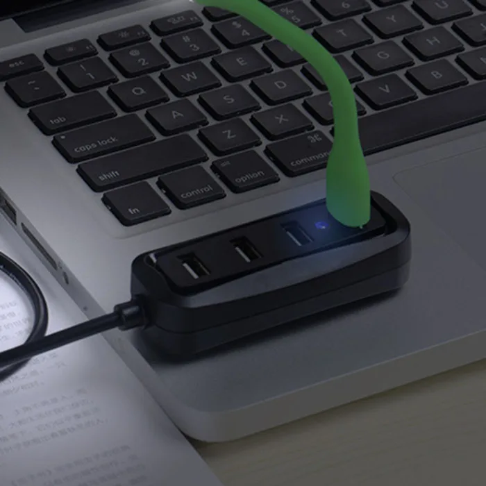 Usb-хаб 4 порта адаптер сплиттер Портативный высокоскоростной для ноутбука мобильный телефон клавиатура DU55