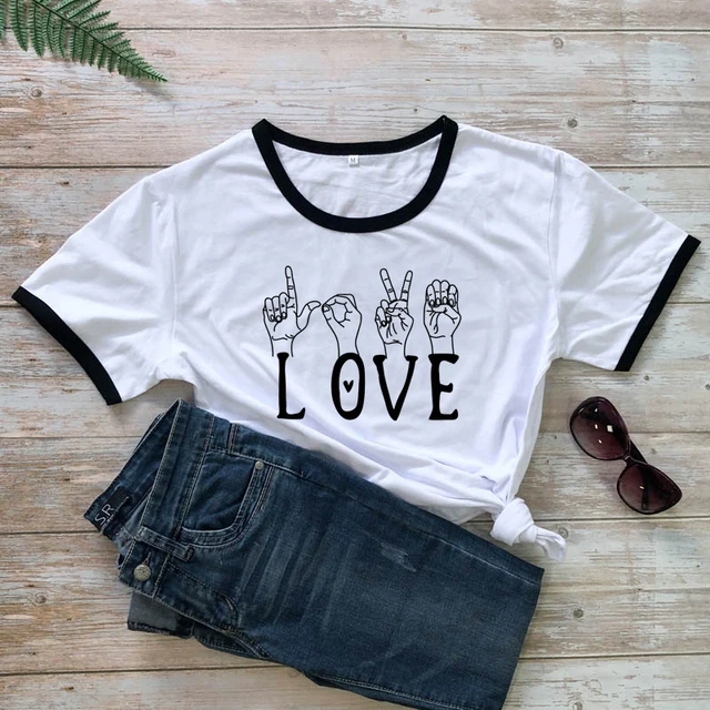 Love Sign Language T-shirt 32