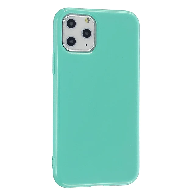Candy Color Soft Silicone Jelly Phone Case for iPhone X XS XR 7 8 Plus Protective Glossy Back Cover for iPhone 13 11 12 Pro Max Color 6