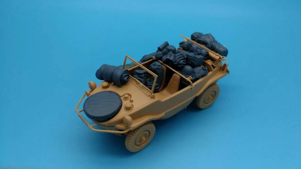 Соотношение 1:35 производство литья под давлением смолы немецкий внедорожник