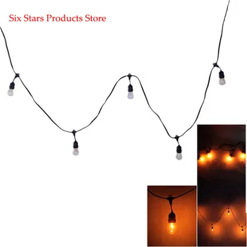 

S14 24pcs Light Bulb Outdoor Yard Lamp String Light with Black Lamp Wire for Wedding/Party/Curtain/Garden Decoration