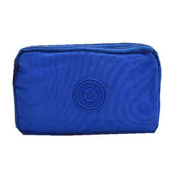 

Women Wallets Zipper Canvas Trifold Wallets Fashion Solid Color Lady Purse Clutch