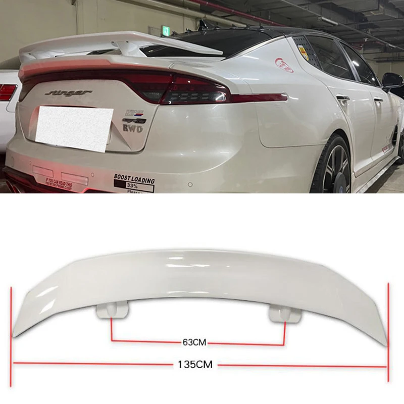 Универсальный Спойлер для нового KIA Stinger крыло K2 K3 K5 K9 из АБС-пластика багажника