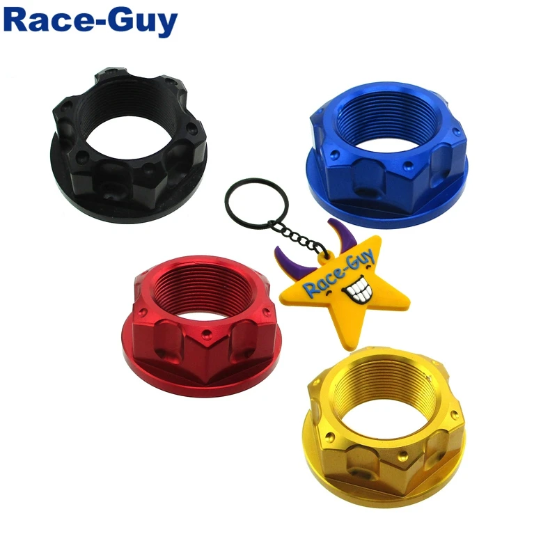 Алюминиевая гайка для руля M22 x 1 мм Honda CRF50 XR50 KLX110 KX65 KX85 DRZ110 RM85 TTR50 TTR110 TTR125 50cc