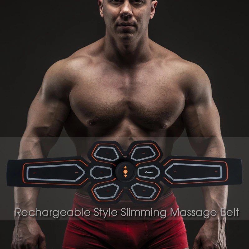 YOUKE EMS перезаряжаемый ABS стимулятор тренажер брюшной мышцы Умный Фитнес Массажный пояс для снижения веса всего тела тренажер для мышц