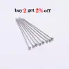 100pcs/Lot 15 20 30 40 50mm Bright Tone Stainless Steel Ball Head Pin For Diy Jewelry Making Headpin Findings Accessories ► Photo 2/6