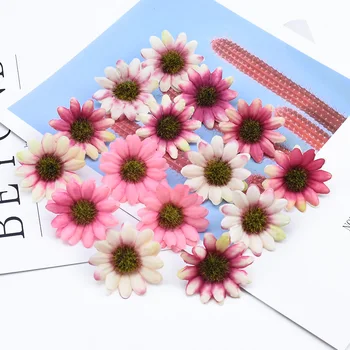 

5/10/20 Pieces Silk daisy diy gifts candy box home decor scrapbooking decorative flowers christmas wreaths artificial flowers